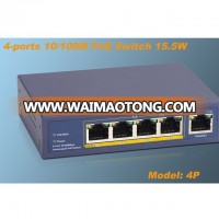 8-ports 10/100M Desktop PoE Switch 15.4W