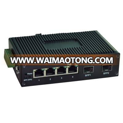 Complies with IEEE 802.3af / IEEE 802.3 5 ports Industrial PoE switch