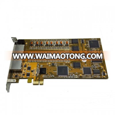 8channel PCIE voice record card computer record voice logger